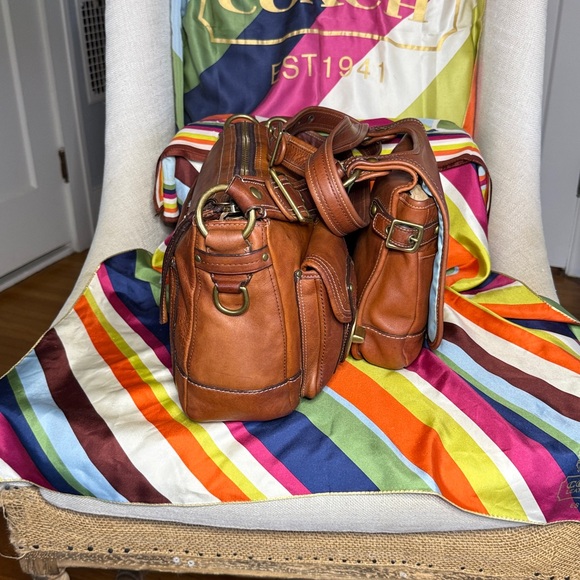 Coach Legacy Vachetta SET Mandy, Hippie, Kisslock Wallet, Wristlet, Care Card ++ - Picture 3 of 13